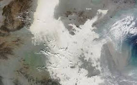 Ορατή και από το διάστημα η αιθαλομίχλη στην Κίνα!