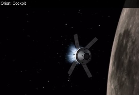 Βίντεο της NASA: η κάθοδος του Orion στην ατμόσφαιρα
